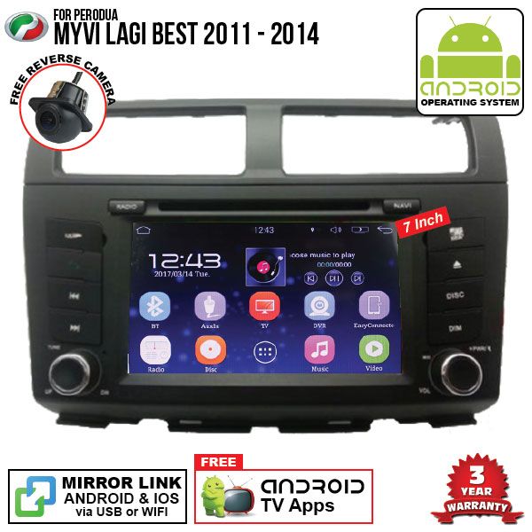 Perodua Myvi 2018 Bluetooth - Klemburan g